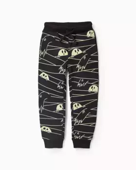 Детский носок светится в темноте Zippy, черный