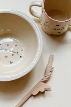 Детский обеденный набор Konges Sljd, бежевый