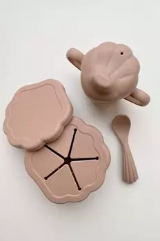 Детский обеденный набор Konges Sljd, розовый