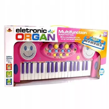 Детский орган с микрофоном, 37 клавиш, 3702 R, LUXMA