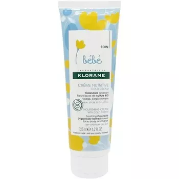 Детский питательный крем Klorane с холодным кремом 125 мл Eucerin