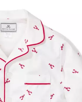 Детский пижамный комплект Brixham Lobsters, 2 предмета, размер 6M-14 Petite Plume