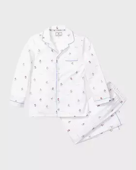 Детский пижамный комплект Palmier Bateau, 2 предмета, размер 6–14 Petite Plume