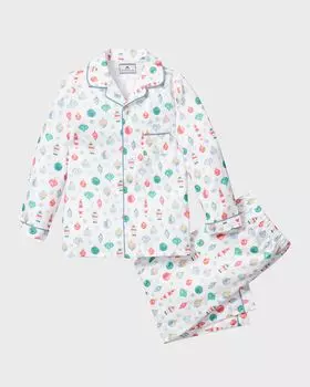 Детский пижамный комплект с винтажными украшениями, размер 6M–14 Petite Plume, цвет White