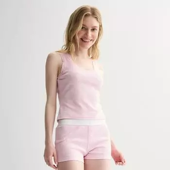 Детский пижамный топ с кружевной отделкой и резинкой Harper & Ivy, цвет pink bows