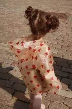 Детский плащ Konges Sljd, красный