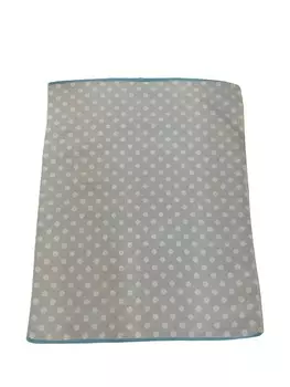 Детский плед David Fussenegger Warm Cotton Polka Dot With Border, 7090 см, серый