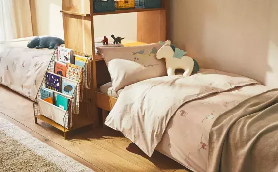 Детский пододеяльник с единорогом Zara Home, розовый