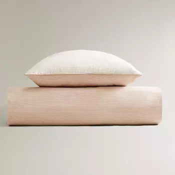 Детский пододеяльник Zara Home Striped, розовый