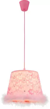 Детский подвесной светильник Globo, 30x120 см, розовый