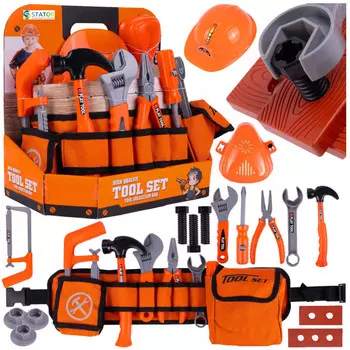 Детский пояс для инструментов со шлемом и маской, набор «Сделай сам» Z973 elektrostator