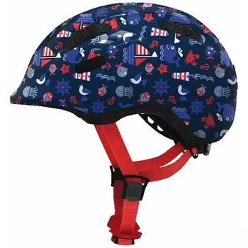 Детский прогулочный шлем ABUS "Смайлик 2.1", синий