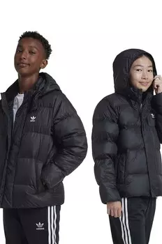 Детский пуховик adidas Originals DOWNACKET ELO, черный