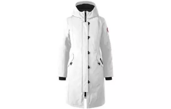 Детский пуховик Canada Goose, белый