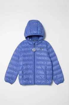 Детский пуховик EA7 Emporio Armani, синий