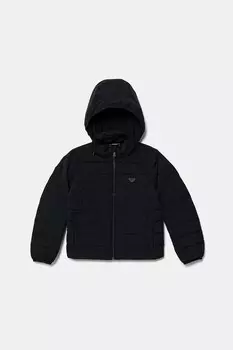 Детский пуховик Emporio Armani, темно-синий