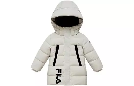Детский пуховик FILA, цвет Fog yarn gray