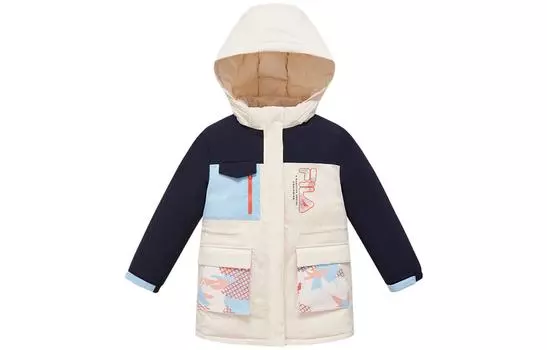 Детский пуховик FILA, цвет легендарный синий