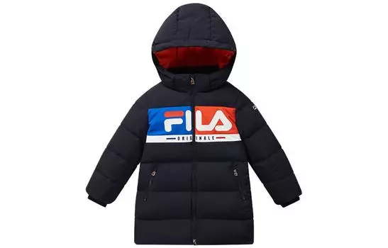 Детский пуховик FILA, цвет Navy