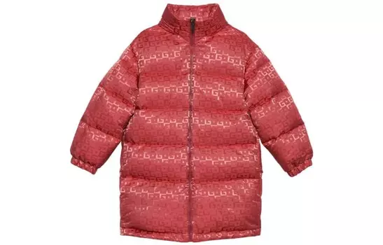 Детский пуховик Gucci, красный