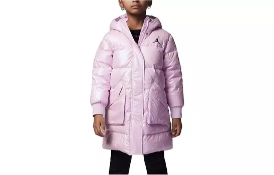 Детский пуховик Jordan, цвет Pink