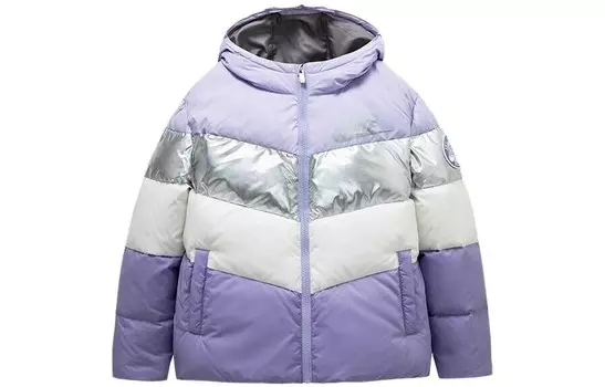 Детский пуховик Nike, цвет Lilac Purple