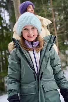 Детский пуховик Reima Serkkula, зеленый