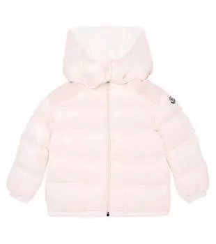 Детский пуховик валя Moncler Enfant, розовый