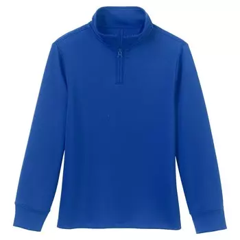 Детский пуловер с молнией на четверть для детей 8-20 лет, школьная форма Lands' End, цвет Cobalt