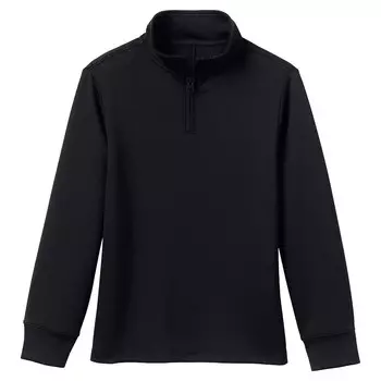 Детский пуловер с молнией на четверть для детей 8-20 лет, школьная форма Lands' End, черный