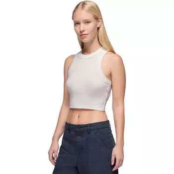 Детский ребристый топ Prana, белый