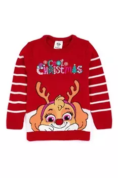 Детский рождественский свитер Vanilla Underground, красный