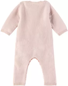 Детский розовый комбинезон с карманами BONTON