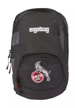 Детский рюкзак 1.FC KLN, эмблема, герб, мягкая система переноски ergobag, цвет Kln