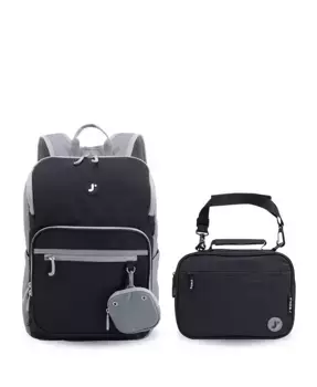 Детский рюкзак для школы с ланч-боксом Boys And Girls Junior J World, черный