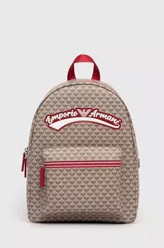 Детский рюкзак Emporio Armani, бежевый