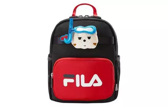 Детский рюкзак ФИЛА FILA, Black/Red
