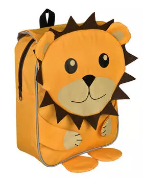 Детский рюкзак happy friends lion, желтый/светло-коричневый