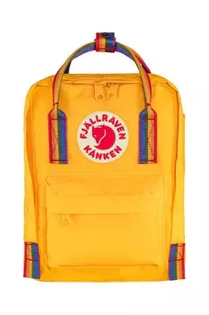 Детский рюкзак Kanken Rainbow Mini Fjallraven, желтый