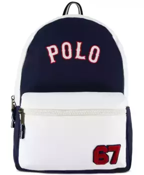 Детский рюкзак League с цветными блоками Polo Ralph Lauren, синий