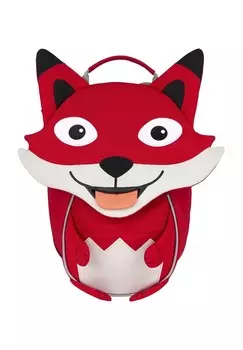 Детский рюкзак на молнии с изображением животных для младенцев и малышей Affenzahn, цвет Fuchs Rot