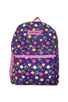 Детский рюкзак Purple Creeper Minecraft, фиолетовый