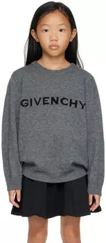 Детский серый свитер 4G Givenchy