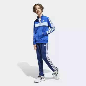 Детский сезонный костюм Essentials Tiberio Tricot 3 полоски Adidas, синий