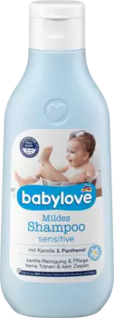 Детский шампунь для нежной чувствительной кожи 250мл babylove