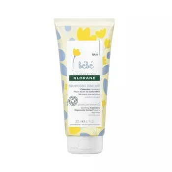 Детский шампунь для расчесывания волос с календулой 200мл, Klorane