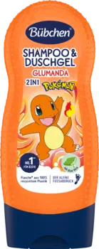 Детский шампунь и усилитель Гель для душа 2в1 Покемон Чармандер 230 мл Bbchen