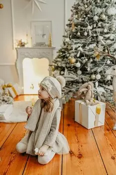 Детский шарф с добавлением шерсти CIPRIAN Jamiks, бежевый