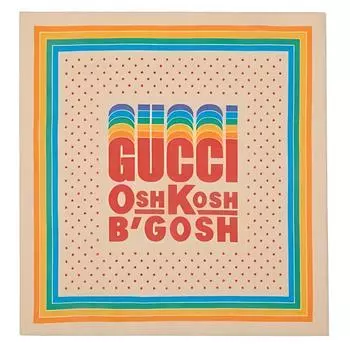 Детский шелковый шарф разноцветный GUCCI