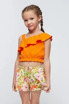 Детский шерстяной комплект Mayoral, оранжевый